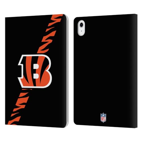 Evita arañazos en iPad Air con funda Cincinnati Bengals de cuero anticaídas