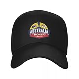 JVCEZRMLQ Mes de Australia 2024 Merchandising Oficial Gorra de béisbol de diseñador Gorra Personalizada Gorras graciosas Gorras de Senderismo Hombre Femenino