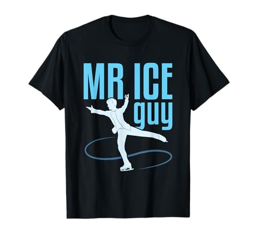 Figure Skating for Boys Men Skater Mr. Ice Guy T-Shirt