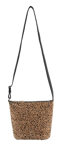 Sac à épaule bandoulière FREDsBRUDER Gürtelinchen cuir marron clair imprimé léopard