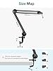 InnoGear Microphone Arm Stand, Heavy Duty Mic Arm Microphone Stand Suspension Scissor Boom Stands with Mic Clip and Cable Ties for Blue Yeti Snowball Hyper X QuadCast SoloCast Fifine Gaming (Medium) #3