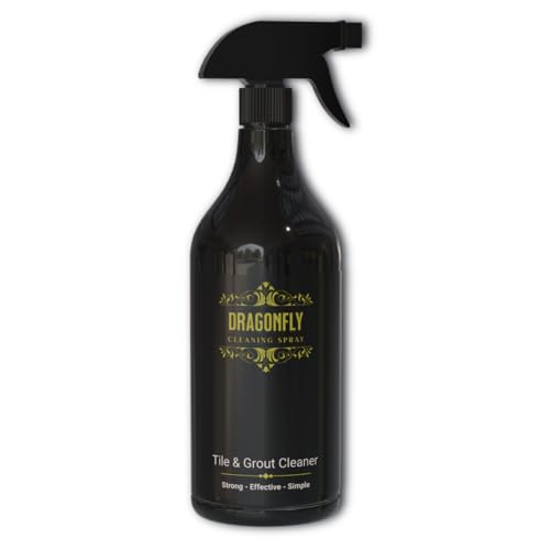 Dragonfly Tile & Grout Cleaner | Premium Cleaner for Ceramic Tiles | Powerful, Eco-Friendly Formula, No Scrubbing Needed | Restores Shine and Removes Stubborn Stains (1 litre)
