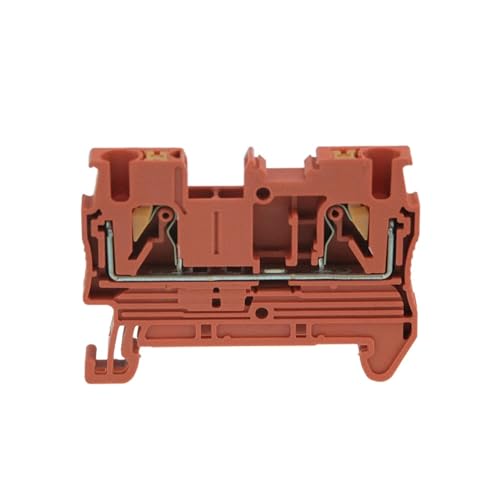 Bloque de terminales de empuje eléctrico PT-2.5 rápido por resorte en color naranja, 100 uds