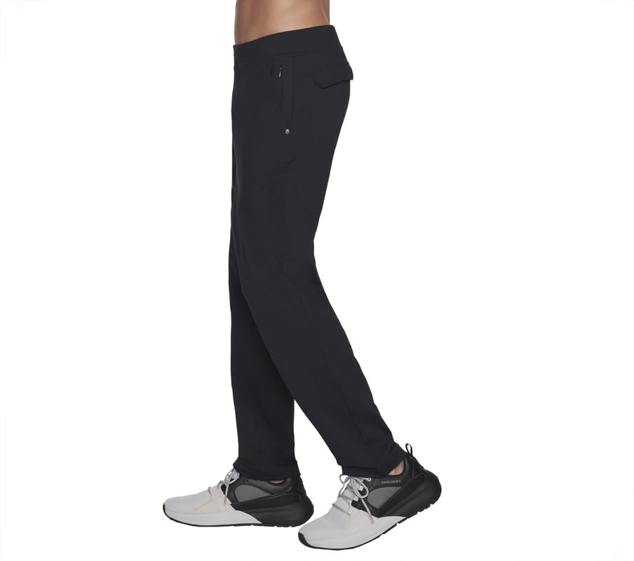 Image of Skechers Men High Rise Regular Fit Track Pants