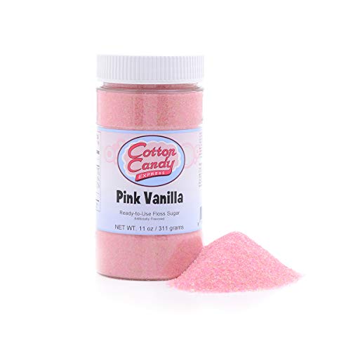 Cotton Candy Express 5 Flavor Cotton Candy Sugar Pack With Lime, Watermelon, Pina Colada, Blue Raspberry, Pink Vanilla, 11-Ounce Jars #TOP7