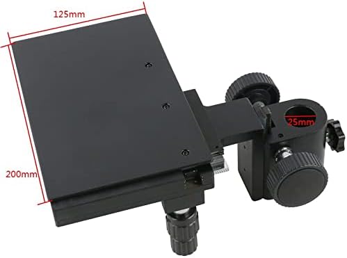 Lab Industrial Video Microscope Camera X Y Removable Microscope Stage Work Stand Moving Platform XY 25mm 32mm (Color : 25mm)