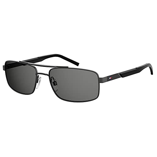Tommy Hilfiger Th 1674/S Sunglasses, Rutenio Scuro-Nero Opaco, 50 Mens
