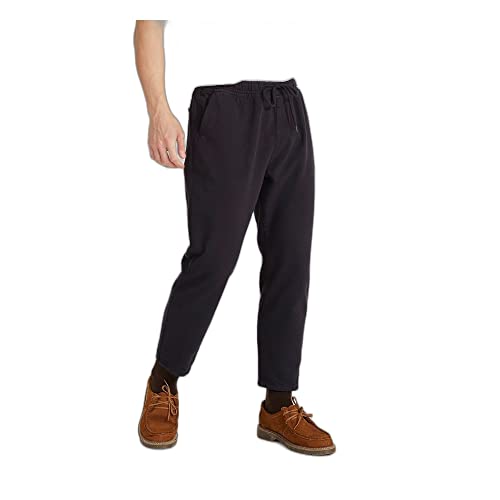 Calça Masculina Jogger Em Sarja - Preto XG
