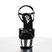 Pleaser Women's Delight-609 Platform Sandal,Black/Chrome,9 M US