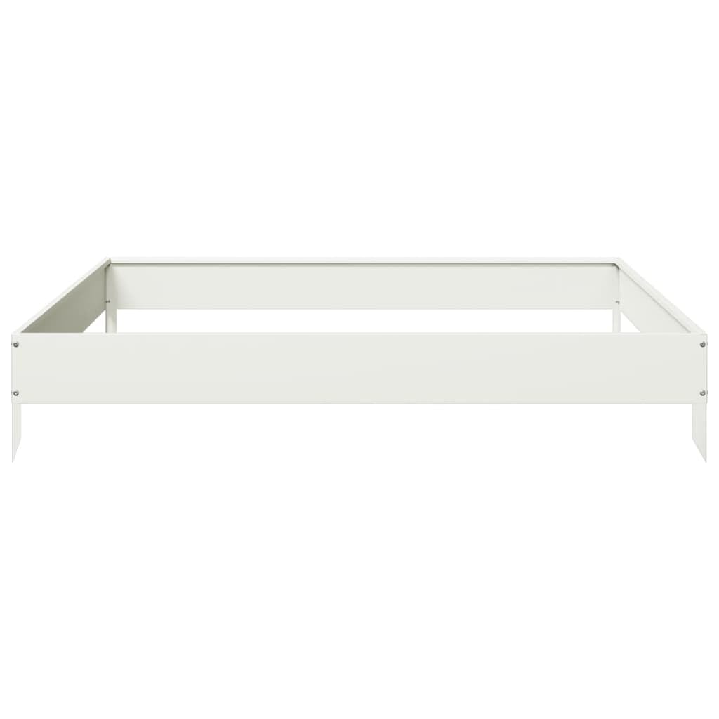 ShGaxin Arriate in Acciaio Bianco 100x100x18,5 cm, Tavolo Da Coltivo, Orto Domestico, Coltivazione Di Piante Aromatiche, Arriate Da Giardino - 851011