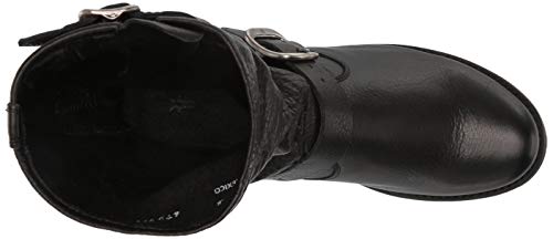 Frye Veronica Short Boots For Women Made From Full-Grain Leather With Antique Metal Hardware, Goodyear Welt Construction, And Rubber Lug Soles – 6 ¾” Shaft Height, Black Soft Vintage Leather - 9M #TOP4