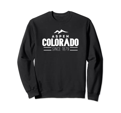 Aspen Colorado Dal 1879 - Rocky Mountain Outdoor Felpa