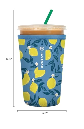 Sok It JavaSok Iced Coffee & Cold Soda Insulated Neoprene Cup Sleeve (Main Squeeze, Medium: 22-28oz) #5