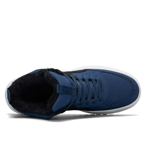 Mens Snow Winter Shoes Fur Lined Warm Sneakers Lightweight Comfortable Outdoor Boots Sole Soft3