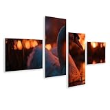 Variante : toile 150 x 80 cm - 4 pièces (motif ID : LSQN)