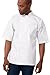 Chef Works PCSS Volnay Short Sleeve Basic Chef Coat, White, Large