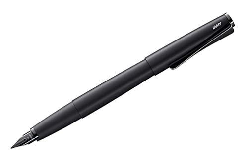 LAMY ラミー 万年筆 M 中字 ステュディオ ルクス オールブラック L66AB-M 両用式 正規輸入品