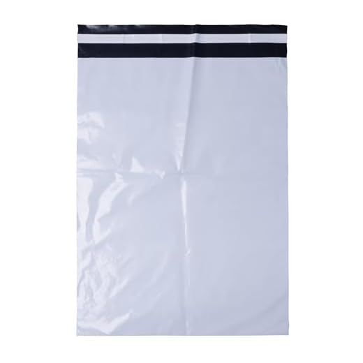 OFFICE PRODUCTS Versandtaschen Plastik Warensendung / 100 Stück/aus LDPE-Folie/Versandtaschen Blickdich / 35 x 46 x 5 cm/Farbe: Weiße