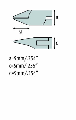 Alicate de corte diagonal ESD 120mm herramienta microelectrónica cabeza puntiaguda 3132 BR 14 2