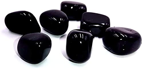 Generico - TENET - Stone ONYX BLACK Mineral Smooth Tumbled Polished Crystallotherapy 20-25mm (5)