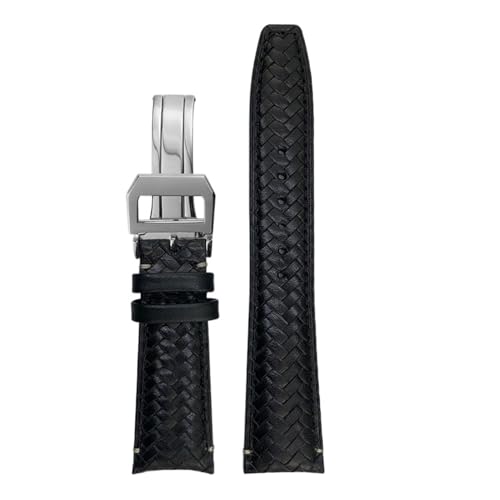 [˂] 20mm 21mm 22mm J[uGh AE[uX^C vEHb`Xgbv IWC |gM[[V[Y IW503312 IW371614 EHb`ohɑΉ(Black silver1,20mm)