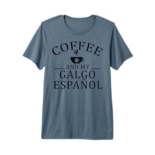 Galgo Espanol Dog and Coffee Premium Tri-Blend T-Shirt