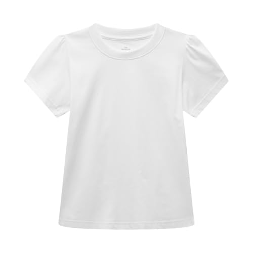 Family Feeling Girl Tshirts Short Sleeve Crewneck Kids T-Shirts Top Tee