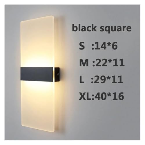 Apliques de pared LED moderna y sencilla para salón con decoración elipse rectangular 3