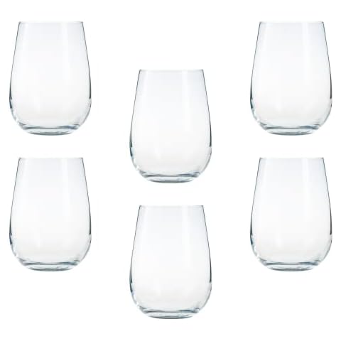 Large Glass Tumbler Set of 6 Cover