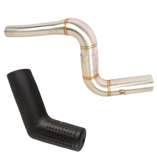 Image of Alleykat Exhaust Middle Muffler Bend Pipe for Bajaj Dominar,Pulsar 200NS | Gear Boot Gear Shift Collar
