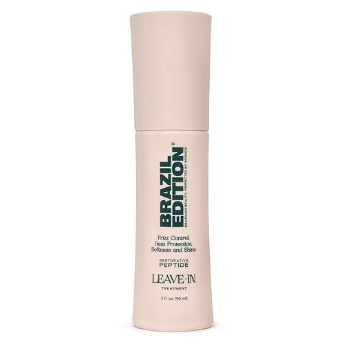 BRAZIL EDITION Restorative Peptide Leave-In Treatment – Frizz Control, Heat