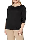 figurbetont VERO MODA Damen Vmpanda Modal 3/4 Ga Noos Top, Schwarz, S EU