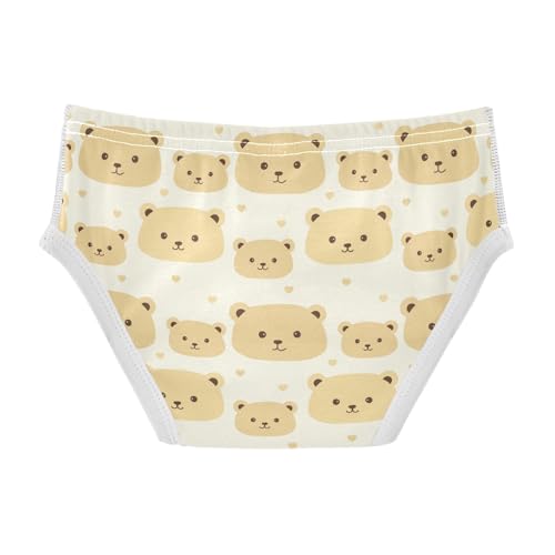 visesunny Boys Potty Training Underwear Cute Baby Bear Breathe Cotton Briefs Size 2T-8Y for Toddler2