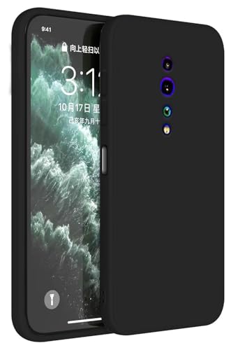 HAFFAN Custodia in Silicone TPU Compatibile con OPPO RenoZ (6.4' inches), Cover Case Protettiva per Cellulare - Nero
