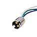 sourcing map 4pcs 12V BA15S Portalámparas de Bombilla LED Intermitente Luz de...