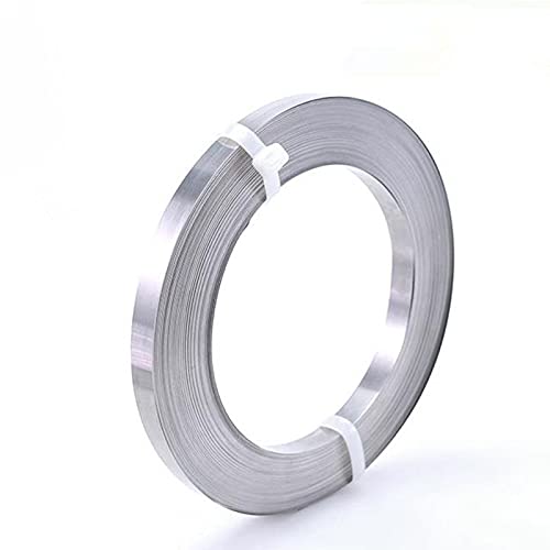 Davitu Wires & Cables - 1PC Nichrome Flat Heater Wire for Heating Element 10M Length 0.15/2/0.25mm Thickness 2~12MM Width - (Color: 0.25mm hardness, Specification: 5mm width)