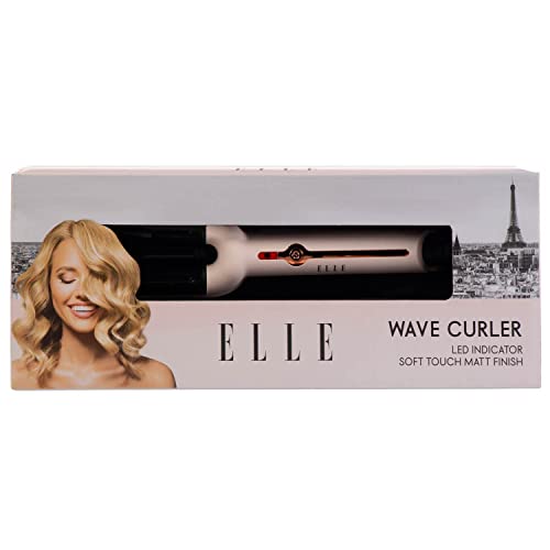Wave Curler - Ceramic Coating Barrel - Gift for Woman and Girl Styler - Hair Types Short and Long Hair - Stress-Free and Easy to Use - Head Curling Stick Suitable for Dry Wet Hair - Auto Shut-Off