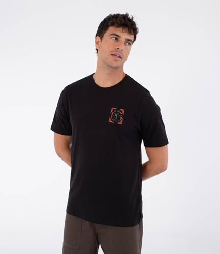 T-Shirt Homme Hurley Printing Press Savage à Manches Courtes