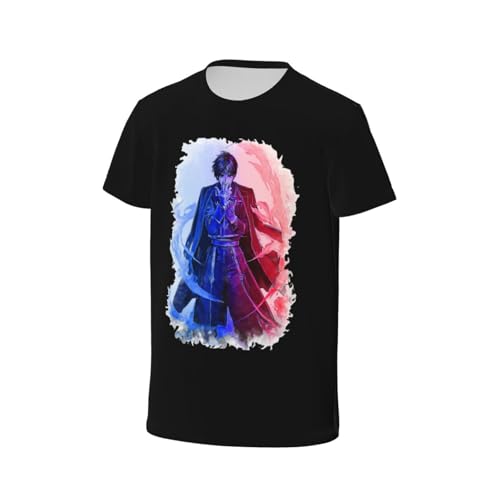 Children's Tee Cute Short Sleeve Tshirts for Full Metal Alchemistes Top3