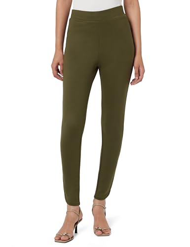 Image of Marks & Spencer Cotton Mix Plain Skinny Fit Treggings