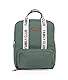 CHILDHOME, Wickelrucksack Family Bag Club, Großes Fassungsvermögen, Multifunktional, 11 Fächer, Isotherm Taschen,Trolley-Koffer Durchgang,Kinderwagenbefestigung,20,5L,Grün