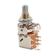 Fits most imported or Asia made electric guitars and basses, ideal for coil splitting, coil tapping, series/parallel switching, and phase reversal mods, enhance instrument's wiring setup Solid shaft diameter: 6mm(15/64 inch), Metric sized M8 thread, ...