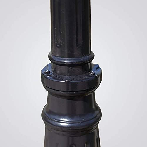 Farola de aluminio resistente al agua con tres luces E27 5