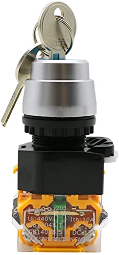 Sélecteur de bouton de 22 mm pour armoire électrique industrielle