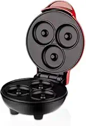 Mini Máquina de Donuts Antiaderente, 3 Cavidades, Modelo SK08, 110V