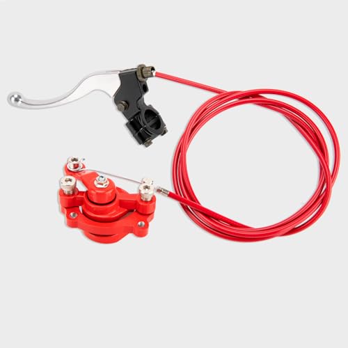 Image of 7 /8 inch 22mm Mini Bike Brake Lever and Mini Bike Brake Caliper Compatible for Coleman CT100U Baja Doodle Bug Motovox MBX10 47cc 49cc Mini Pocket & Dirt Bikes, Includes 155cm Brake Cable