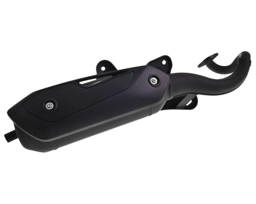 qtre gaz échappement Silent Pro compatible pour Peugeot Ludix 50 Trend, New Vivacity 50 Moteurs à 2, Speedfight 3 50 AC/LC 2 temps