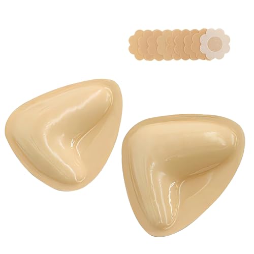 Image of DEPOVOR Ultra Boost Inserts Double-Sided Adhesive Pads Sticky Bikini Padding Inserts for Sports Bra Swimsuit
