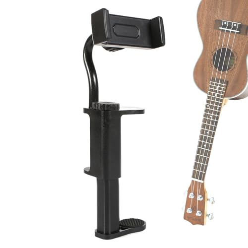 Support de téléphone pour guitare orientable pour lecture et streaming