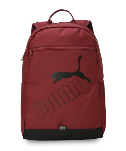 Sac à dos PUMA Phase Backpack II rouge résistant pour soulager le dos pendant le transport